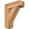 Ekena Millwork Traditional Craftsman Rough Sawn Bracket w/ Offset Brace, Western Red Cedar, 8"W x 24"D x 28"H BKT0806X24X28TRA04RWR - alternate 1